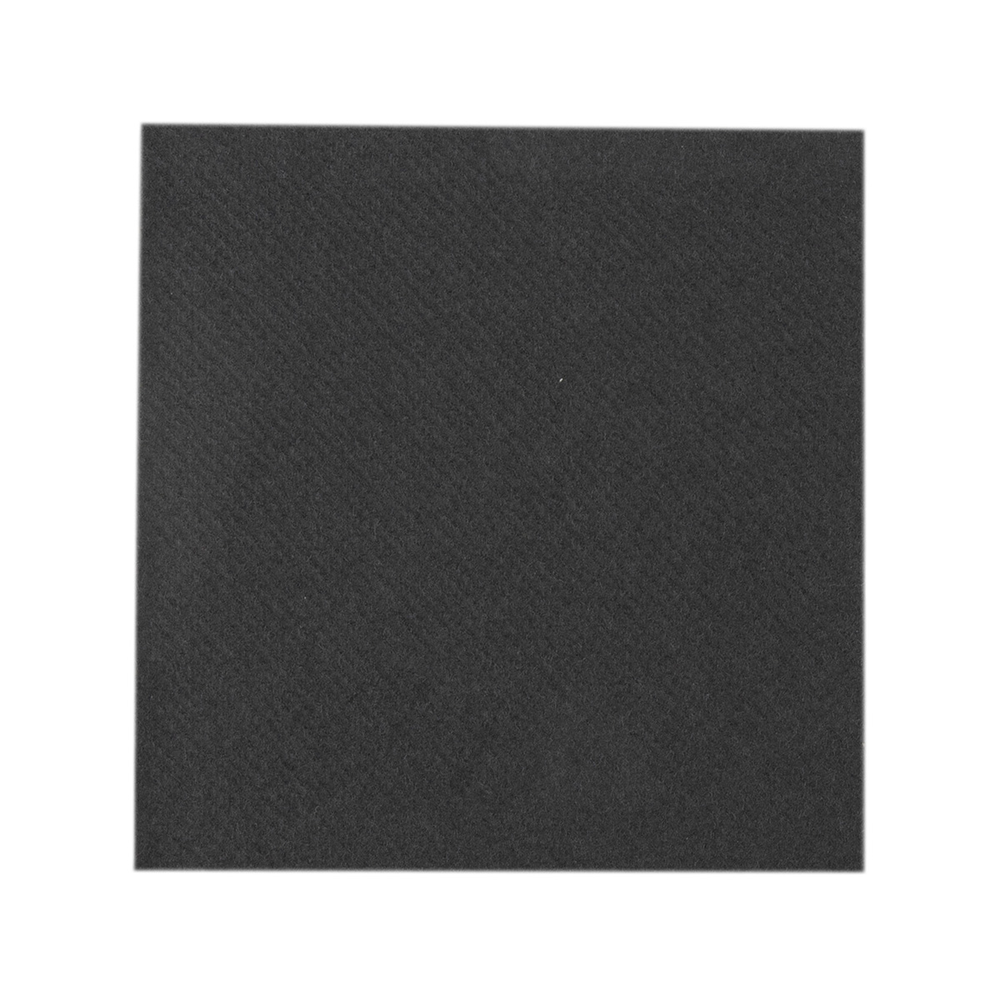 Mank Serviette Basic schwarz 20 x 20 cm 1/4 Falz