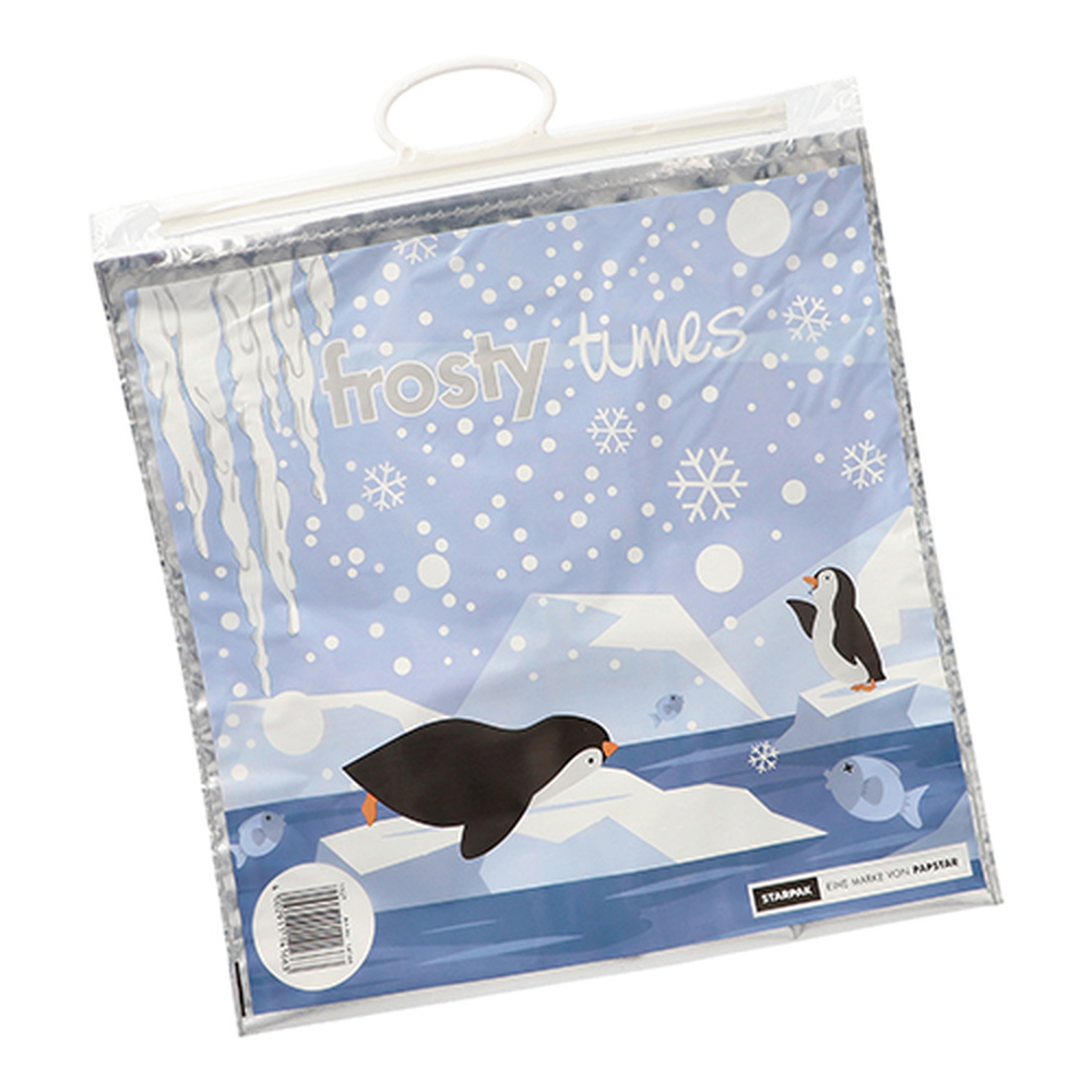 Papstar Tiefkühltragetaschen, LDPE 12 l 47 cm x 43 cm "Frosty Times"