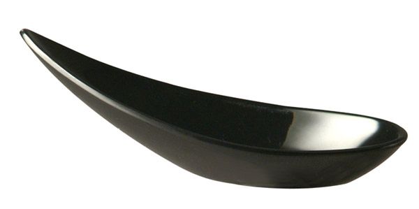 APS Fingerfood-Löffel -MING HING- 11 x 4,5 cm, H: 4 cm , Melamin, schwarz