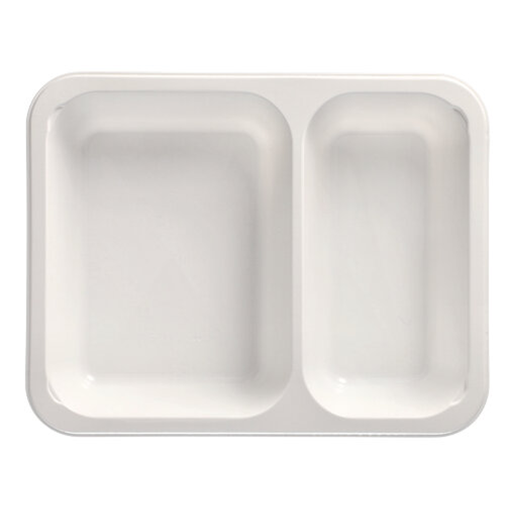 PAPSTAR Mikrowellenschalen, PP 2-geteilt 1205 ml 4,9 cm x 22,7 cm x 17,8 cm w