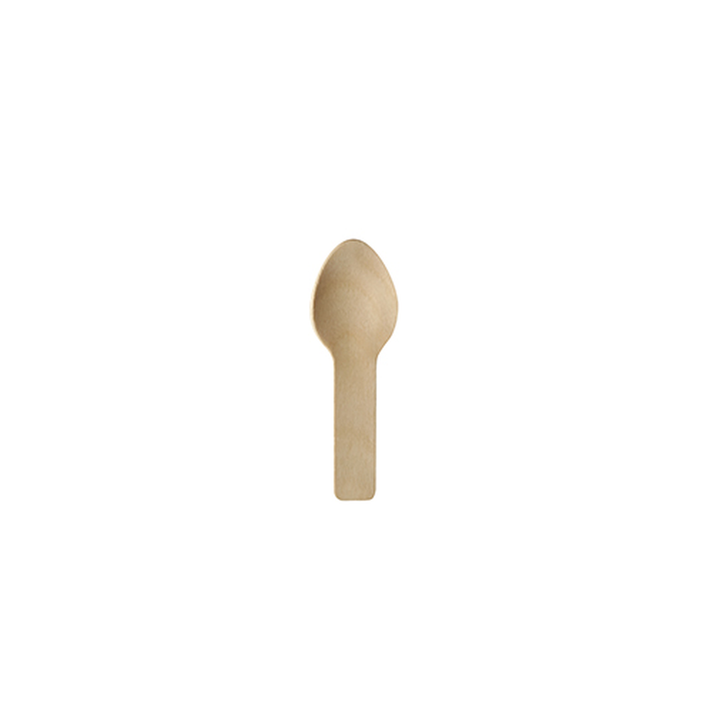 Papstar Fingerfood - Löffel, Holz "pure" 7,6 cm