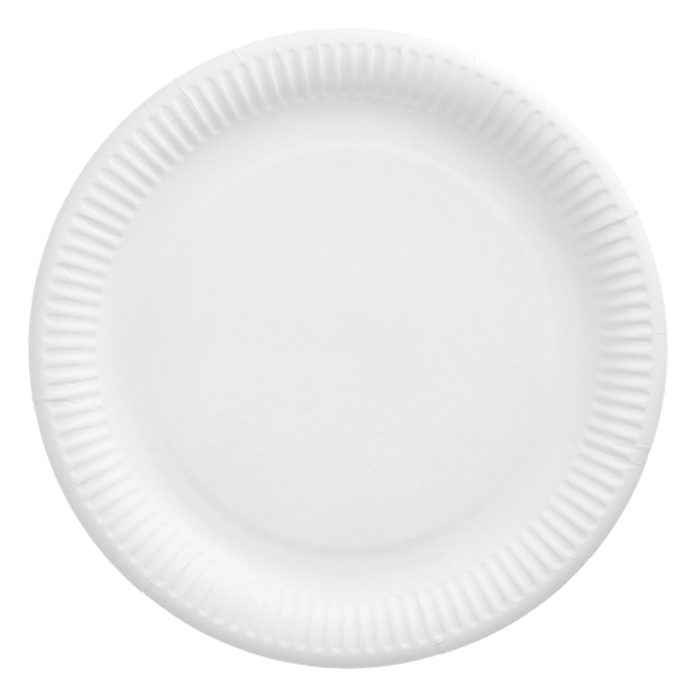 Papstar Teller, Pappe "pure" rund Ø 29 cm weiss