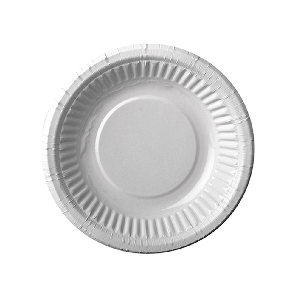 Papstar Schalen, Pappe rund Ø 19 cm · 3 cm weiss