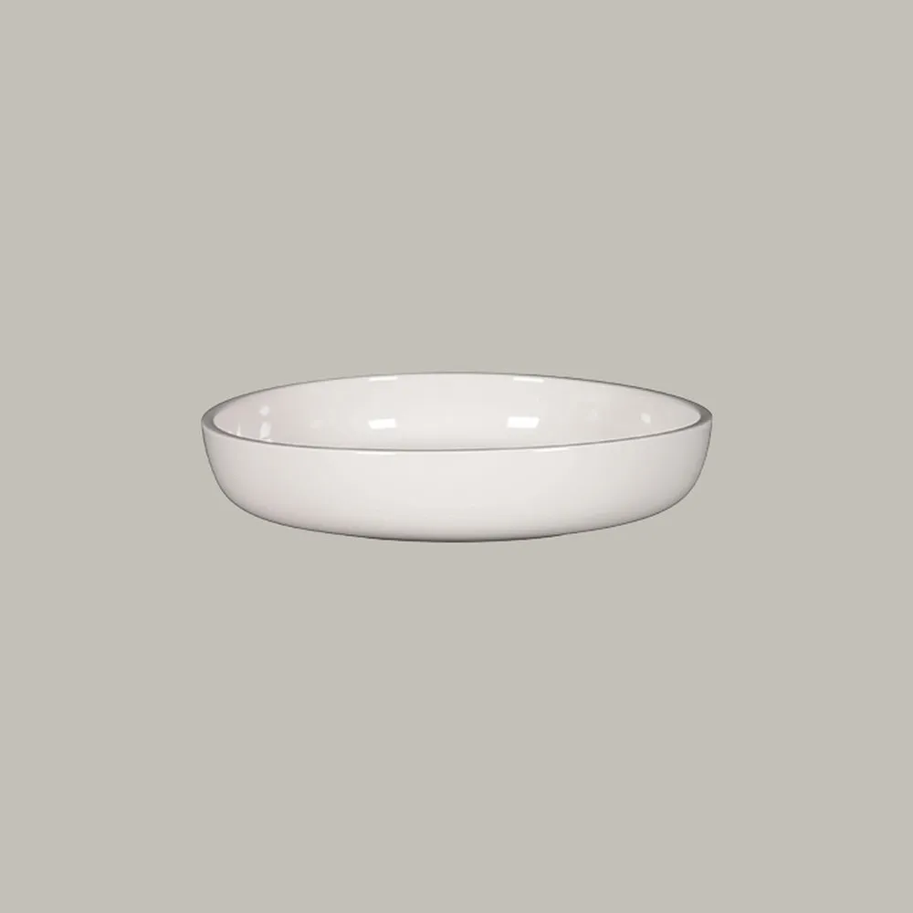 RAK Teller tief rund - white Serie: Ease Ø 23.7 cm / Ht. 4.6 cm / Cont. 130 cl