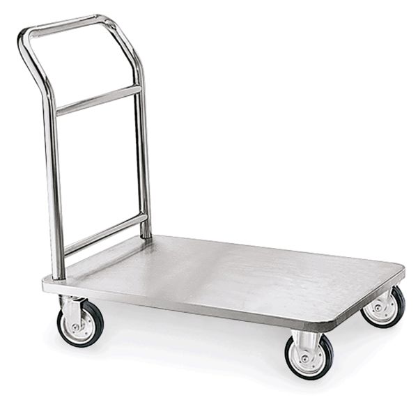 WAS Plattformwagen, 90 x 60 x 93 cm, Edelstahl