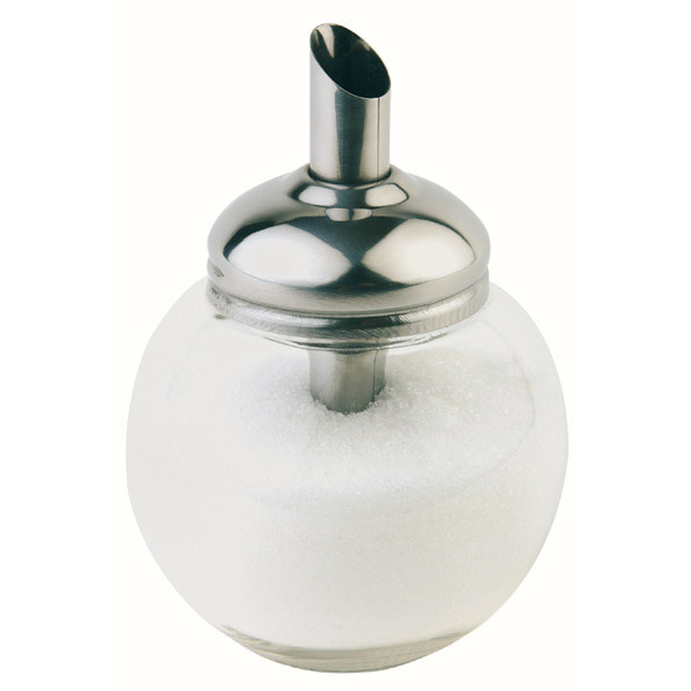APS Zuckerdosierer Ø 8,5 cm, H: 12 cm, 150 ml , Behälter aus Glas