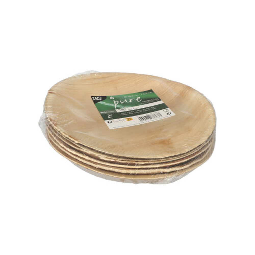 Papstar Teller, Palmblatt "pure" rund Ø 18,5 cm · 2,5 cm