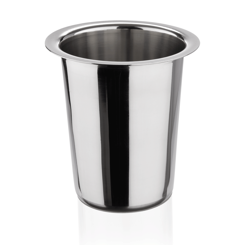 WAS Besteckköcher, Ø 11,5 cm, Höhe 12 cm, Edelstahl