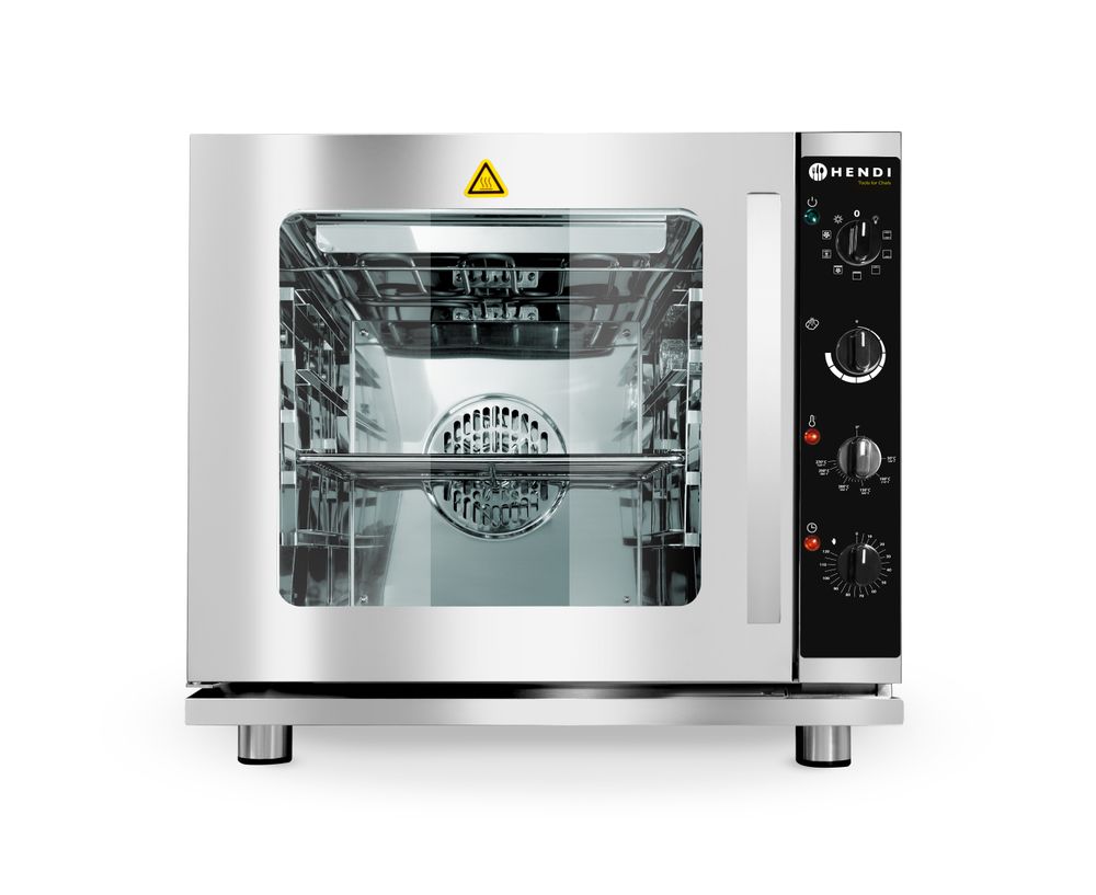 Hendi Kombidämpfer mit Grill 4x GN 2/3, HENDI, Grau, 230V/3000W, 625x585x(H)590m