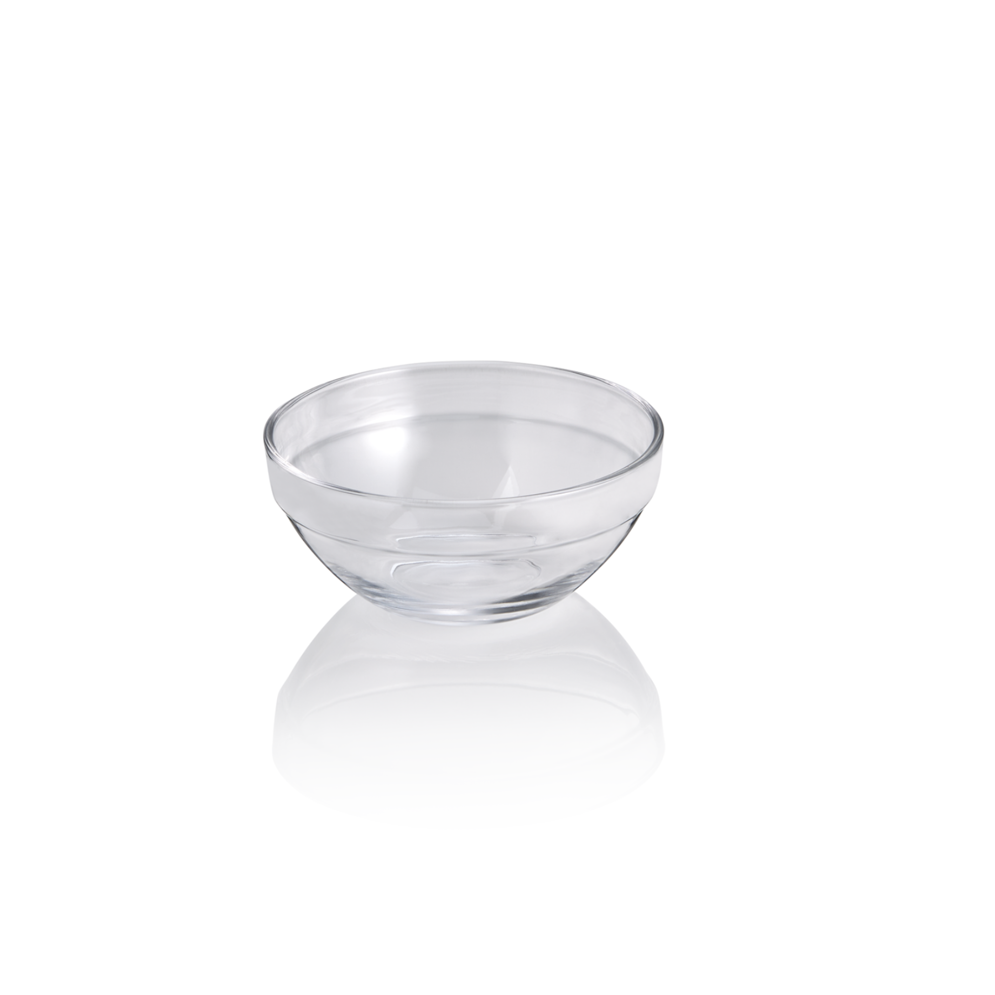 WAS Schüssel Set, Ø 14 cm, Höhe 6,5 cm, Set á 6 Stück, gehärtetes Glas