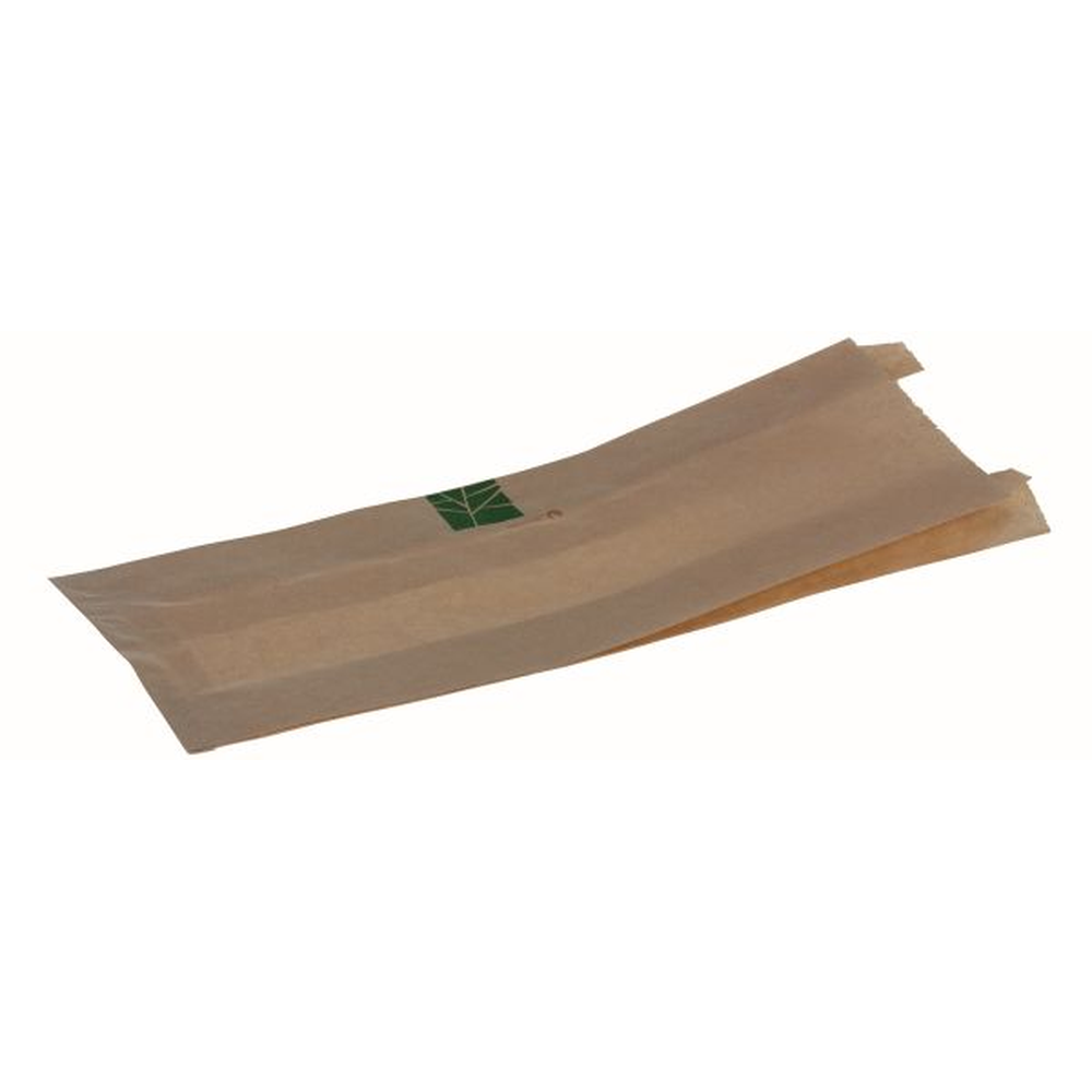 Pacovis Brotbeutel Papier, 120+2x30x330 mm