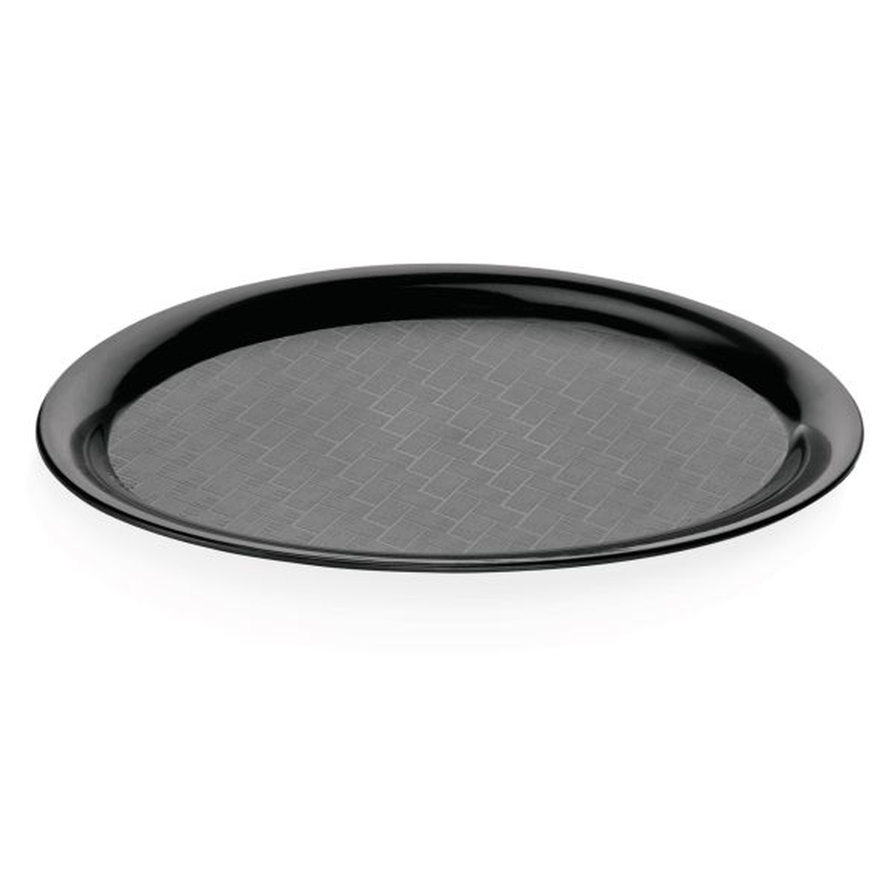WAS Coffee House Tablett Set, 29 x 22 cm, Set á 10 Stück, schwarz, Polypropylen