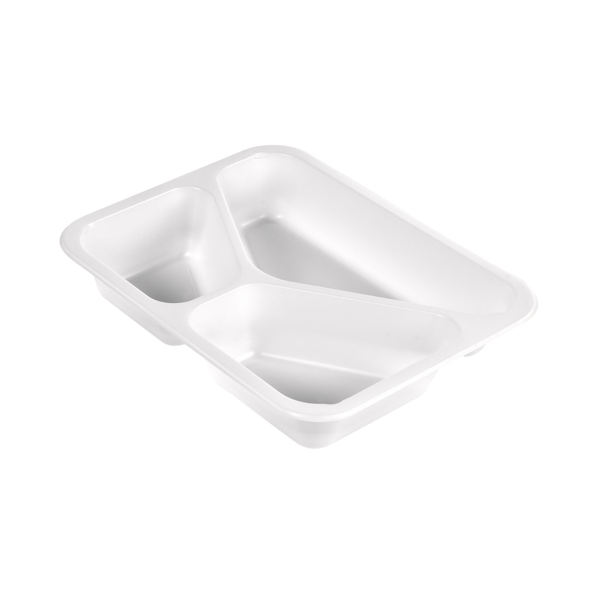 Duni PP-Schale Caterline 3-geteilt 227 x 178 x 40 mm