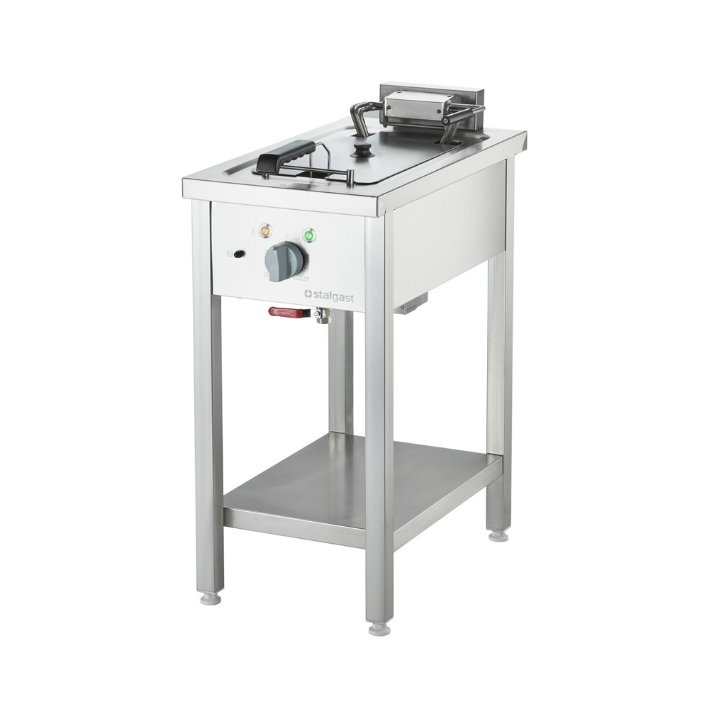 Stalgast Elektro-Fritteuse als Standgerät, Unterbau offen, 400x700x850 mm, 10 L