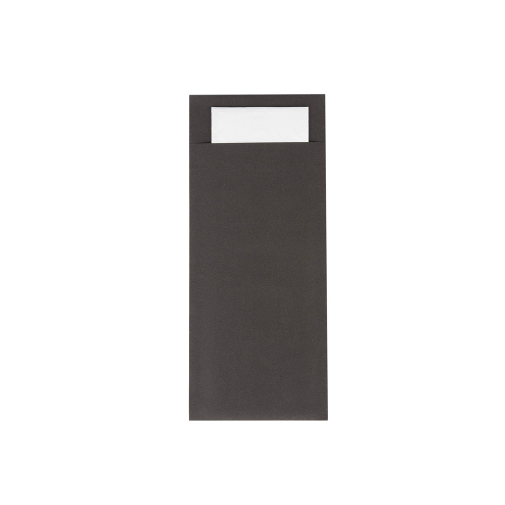 Mank Bestecktasche Basic schwarz 202 x 85 mm