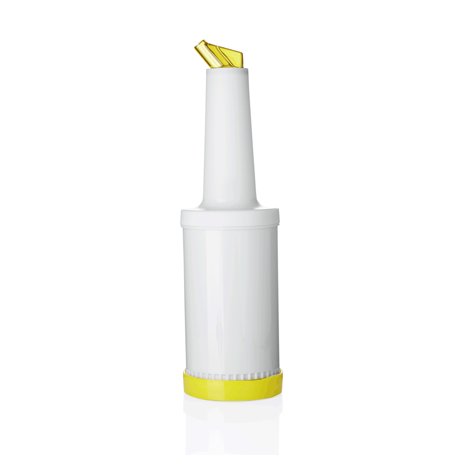 WAS Dosier- und Vorratsflasche Speed bottle, 0,85 ltr., gelb, Ø 9 cm, Polypropyl
