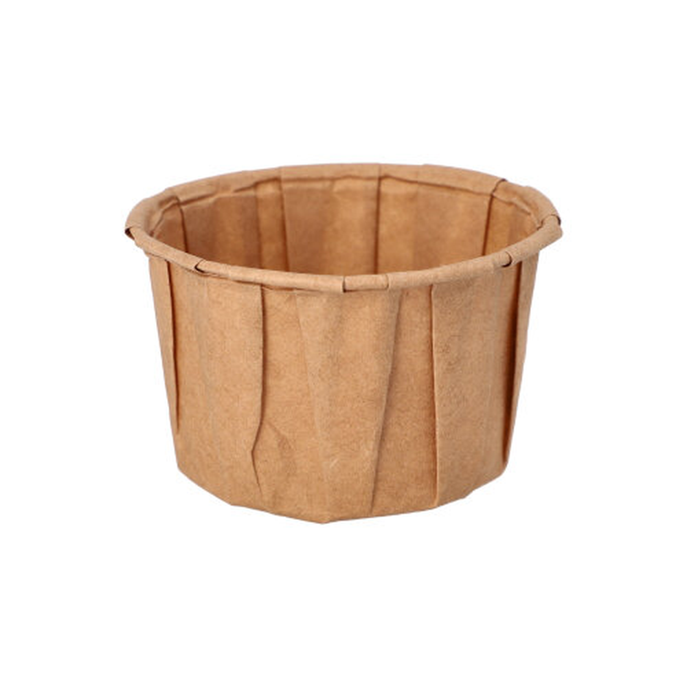 Papstar Dressingbecher, Papier "pure" 110 ml Ø 7 cm · 4,2 cm braun