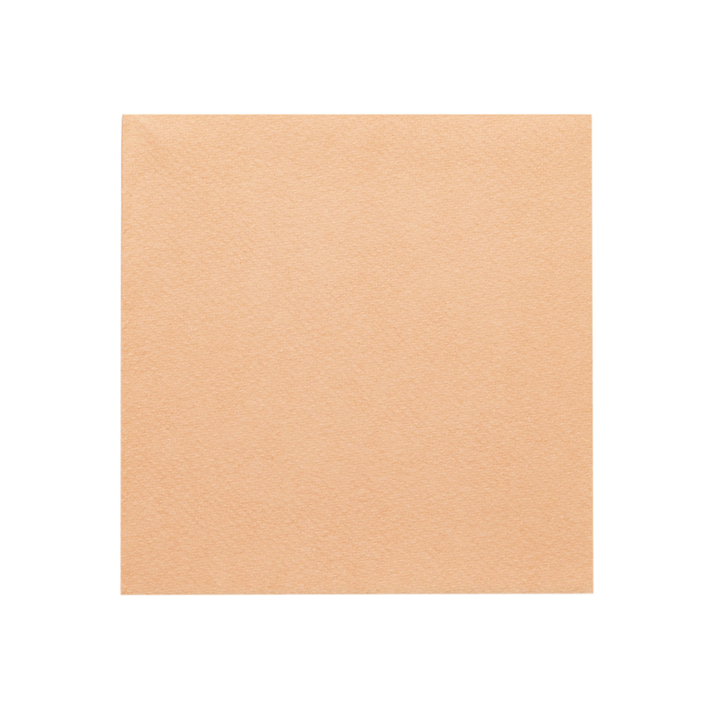 Mank Serviette Basic aprikot 24 x 24 cm 1/4 Falz