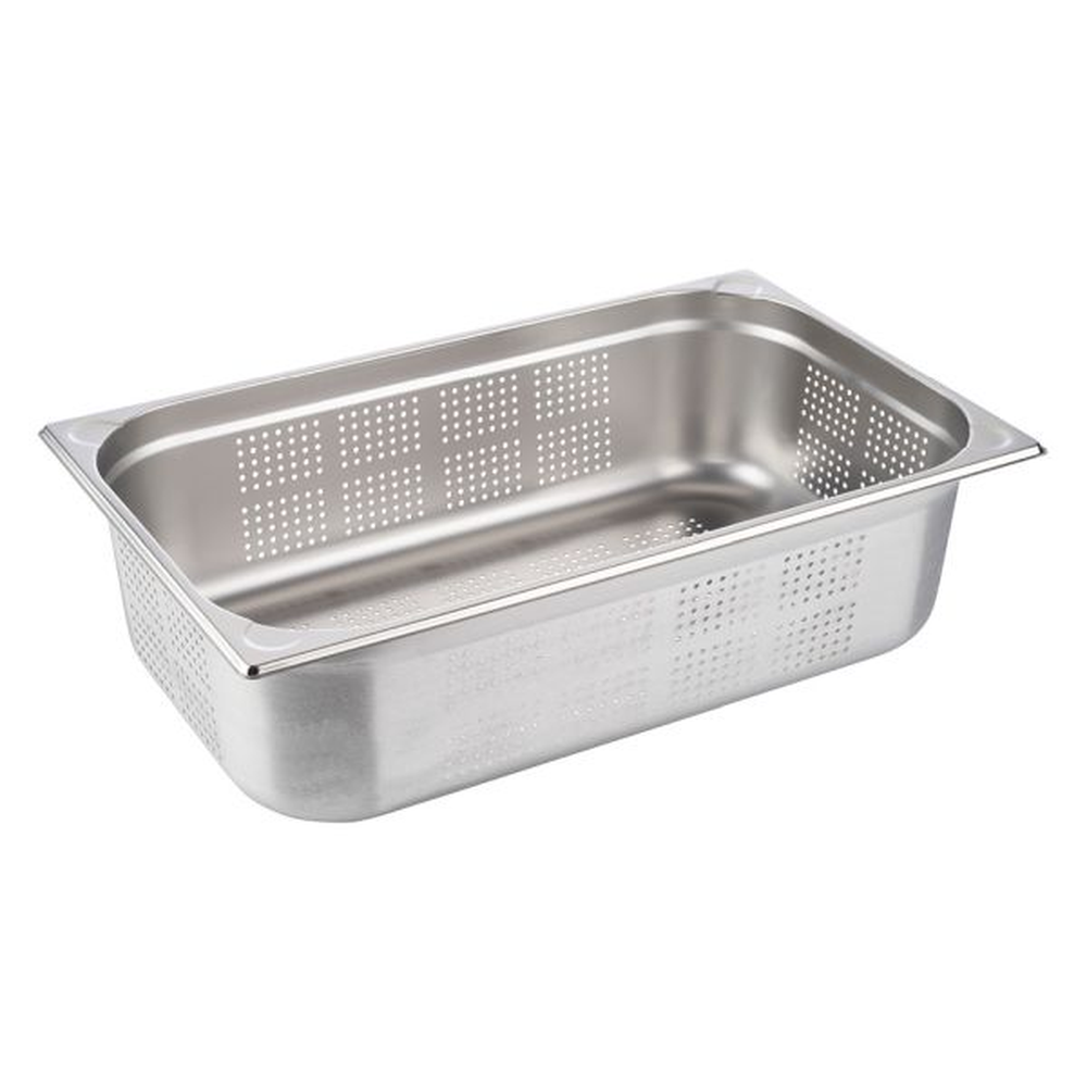 APS GN 1/1 Behälter, perforiert 53 x 32,5 cm, Tiefe: 150 mm , Edelstahl, 21 Lite