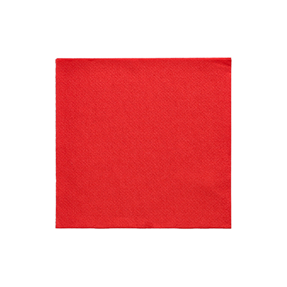 Papstar Servietten "DAILY Collection" 1/4-Falz 24 cm x 24 cm rot