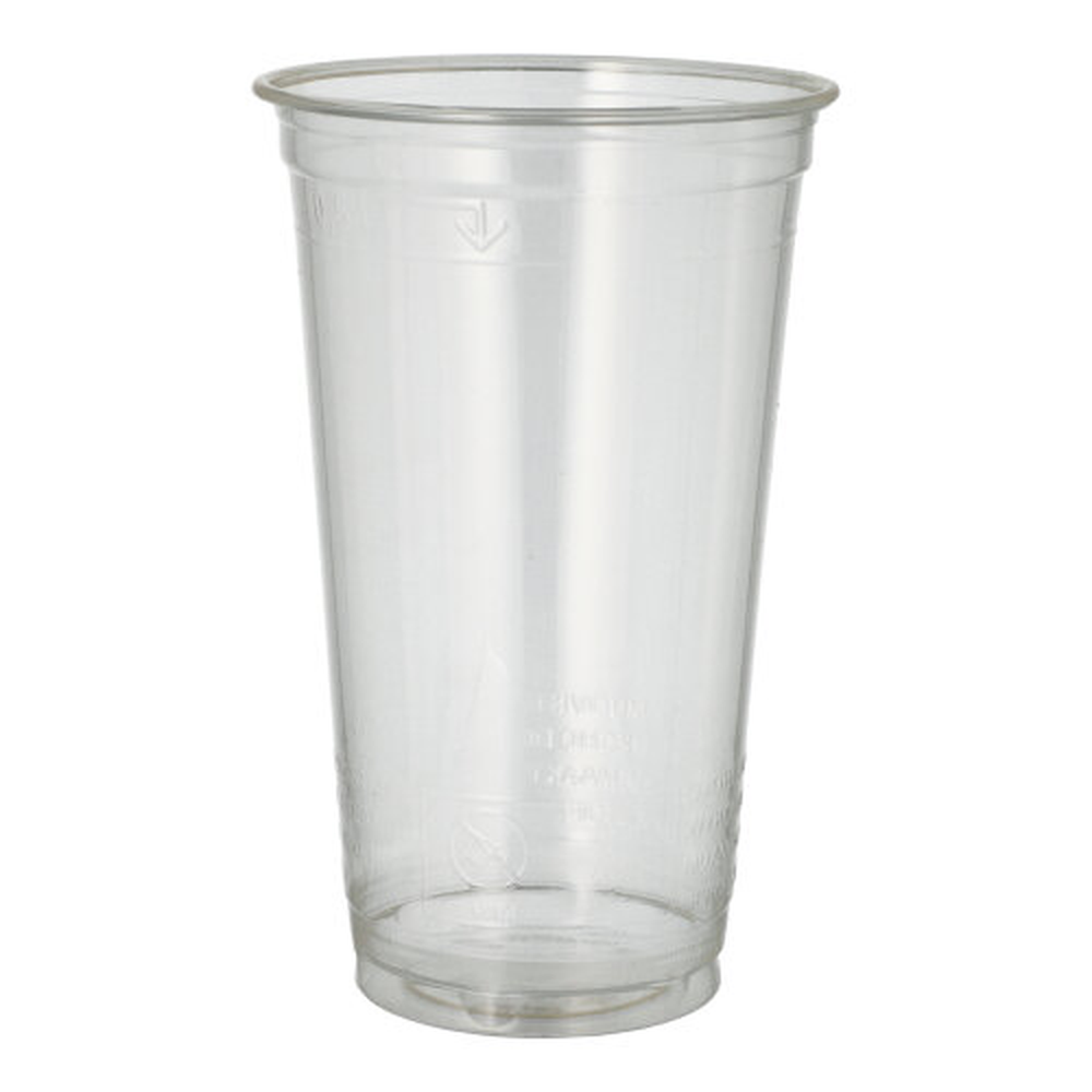 Papstar Kaltgetränkebecher, PLA "pure" 0,5 l Ø 9,5 cm · 15,14 cm glasklar