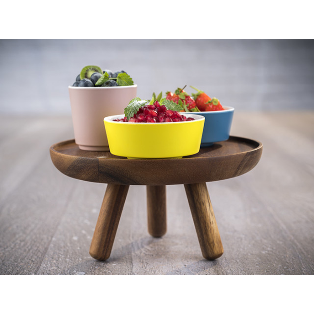 APS Buffetständer -ACACIA- Ø 20 cm, H: 10,5 cm
