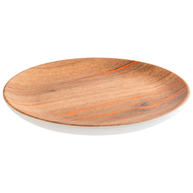 APS Teller -CRAZY WOOD-            Ø 20 cm, H: 1,5 cm