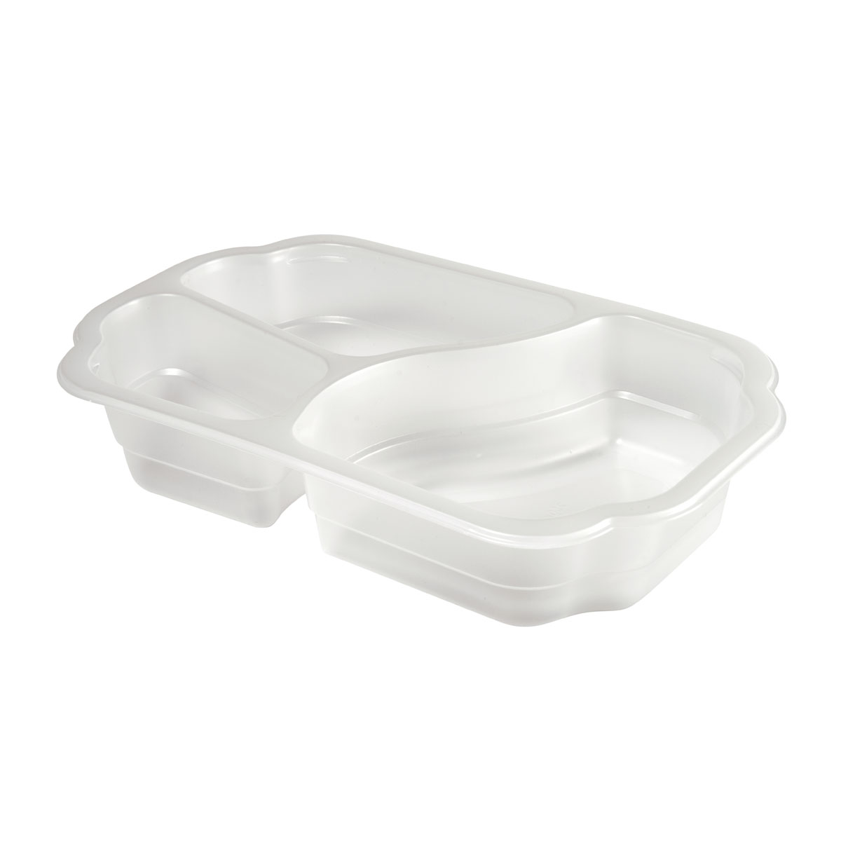 Duni PP-Schale Take-Away 3-geteilt 250 x 159 x 48 mm