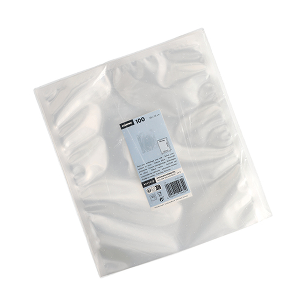 Papstar Siegelrandbeutel, PA / PE 28 cm x 25 cm transparent 90 my