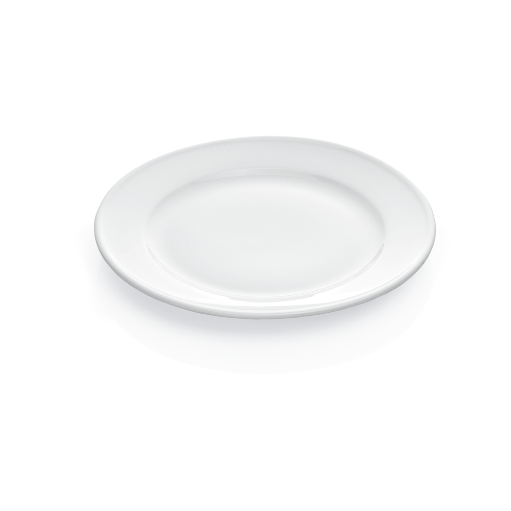 WAS Teller Set, flach, Ø 26 cm, Set á 6 Stück, Porzellan