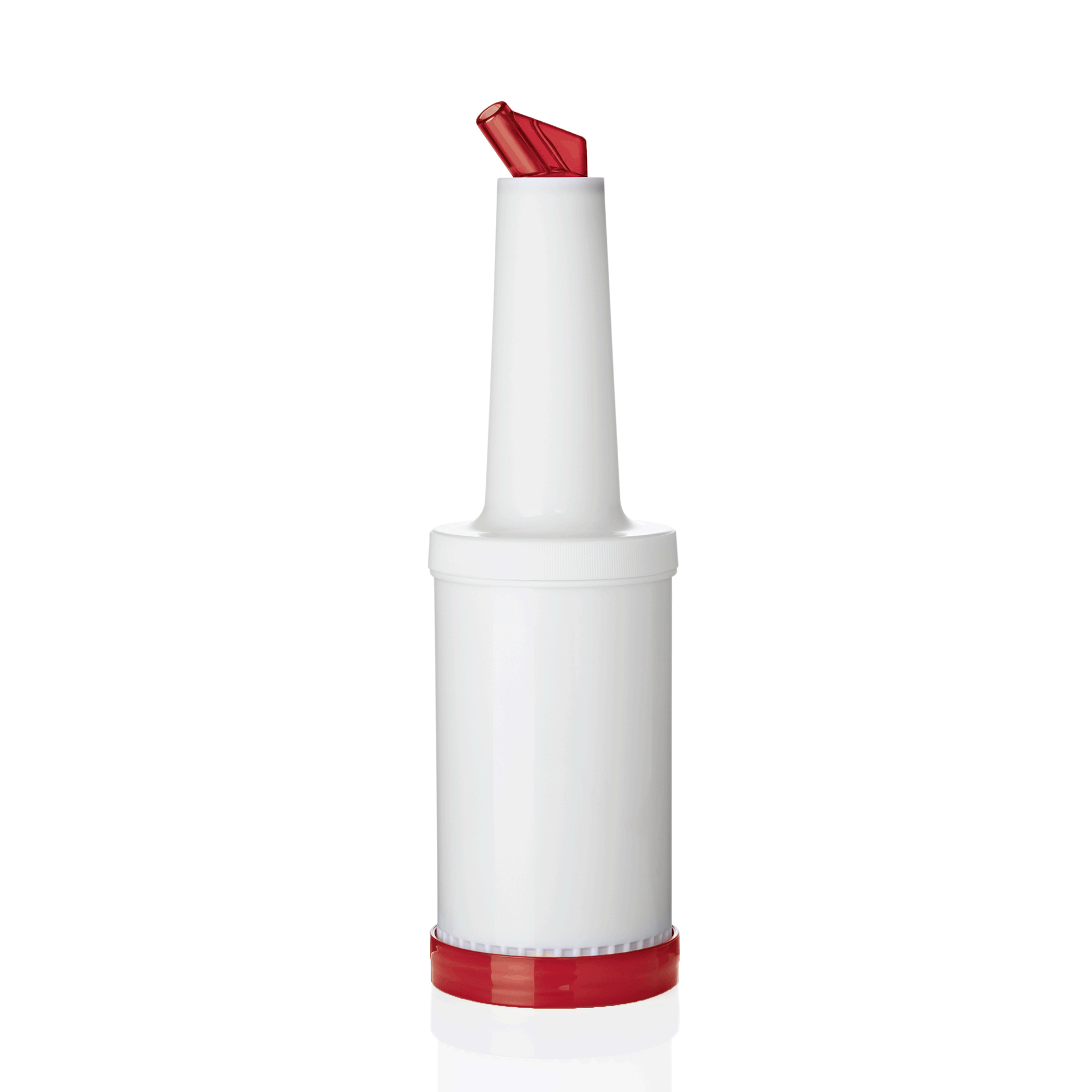 WAS Dosier- und Vorratsflasche Speed bottle, 0,85 ltr., rot, Ø 9 cm, Polypropyle