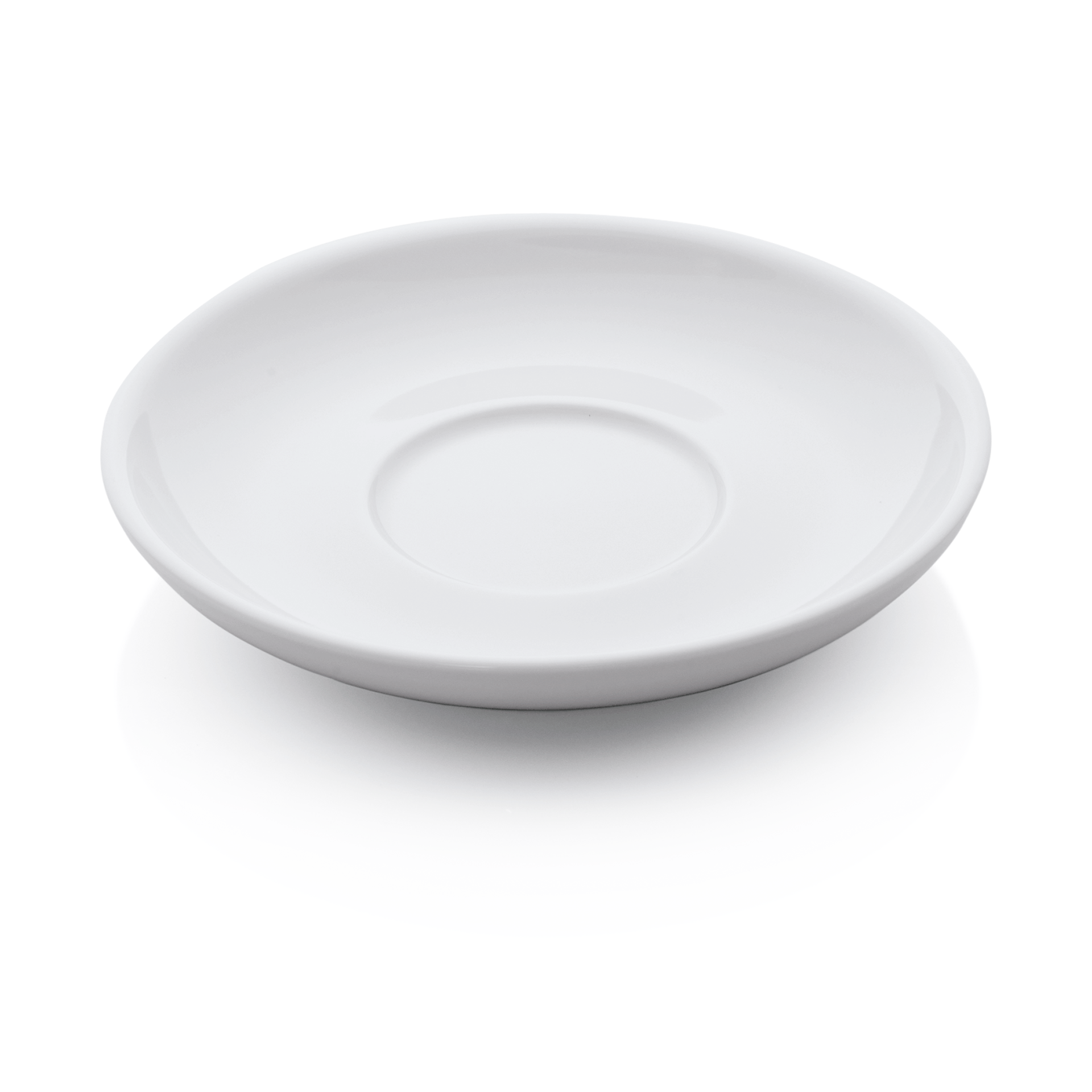 WAS Cappuccino Untertasse Set ITALIA WHITE für 4999 020, Set á 6 Stück, Porzella