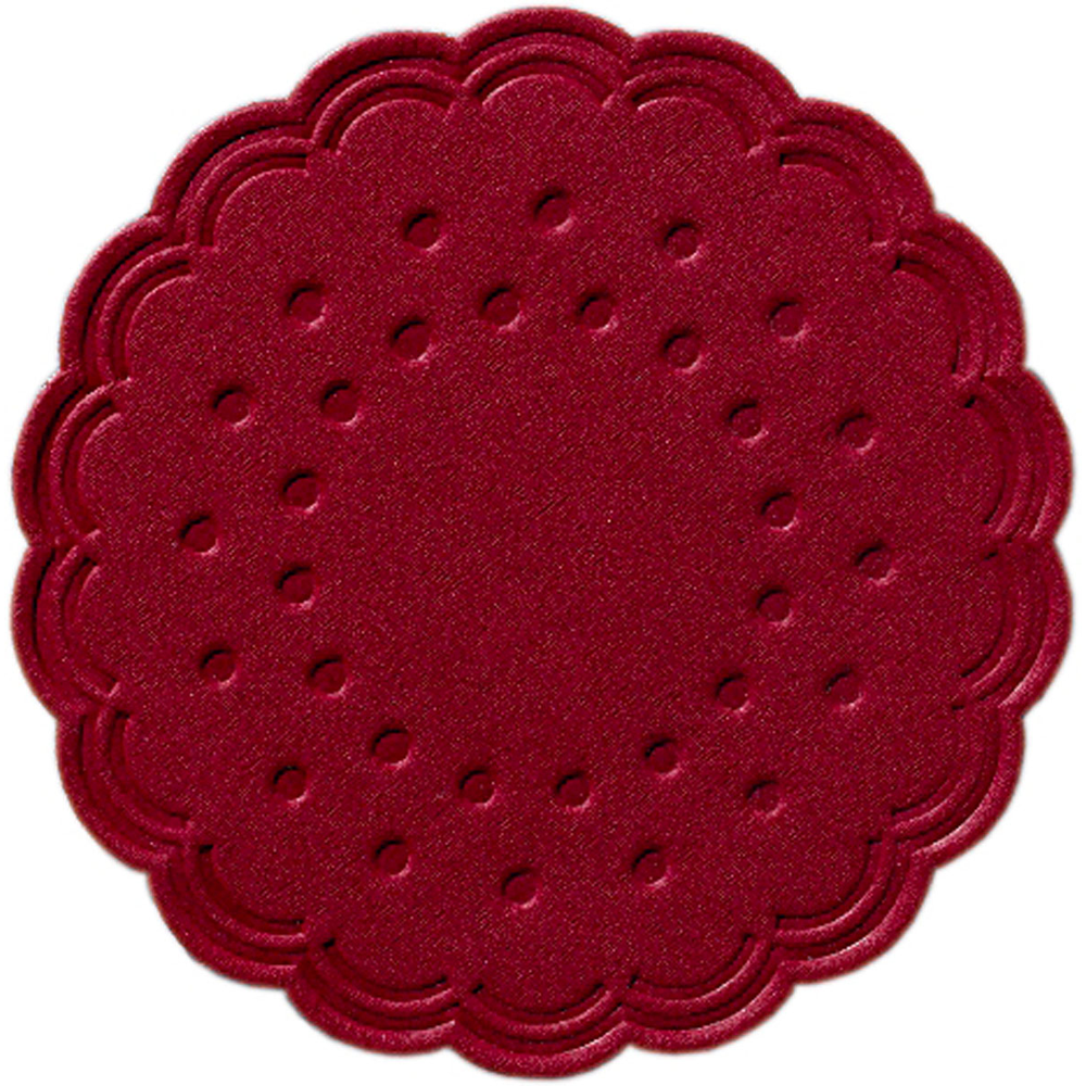 Duni Zelltuch-Untersetzer Ø 7,5 cm 8-lagig bordeaux