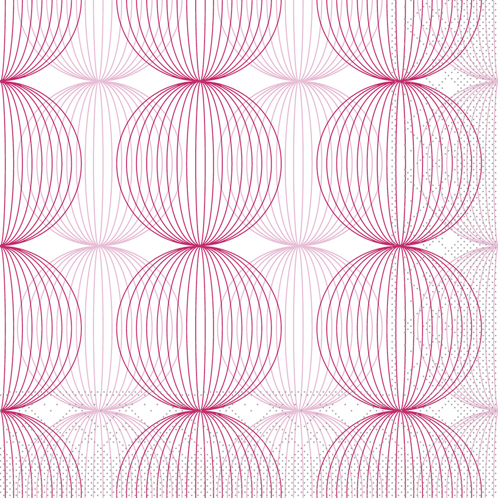 Mank Serviette Ludo altrosa 24 x 24 cm 1/4 Falz