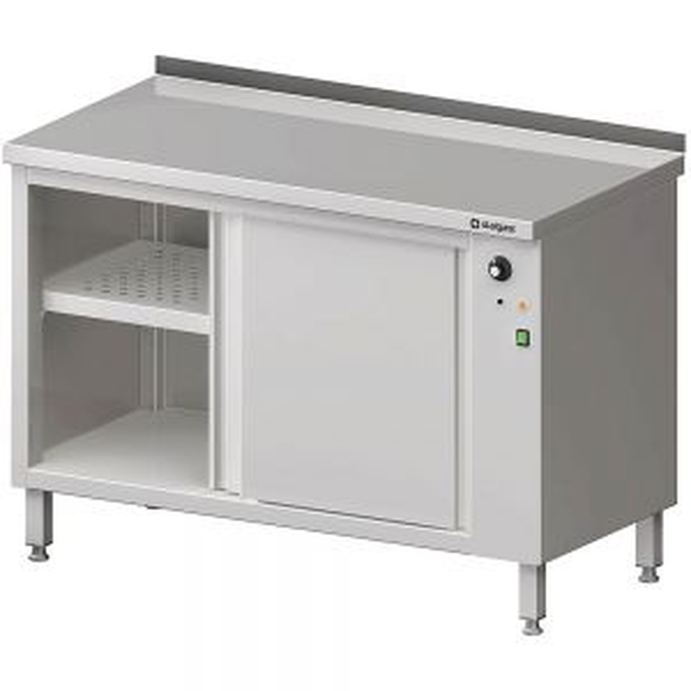 Stalgast Wärmeschrank mit Schiebetüren 1300x700x850 mm mit Aufkantung