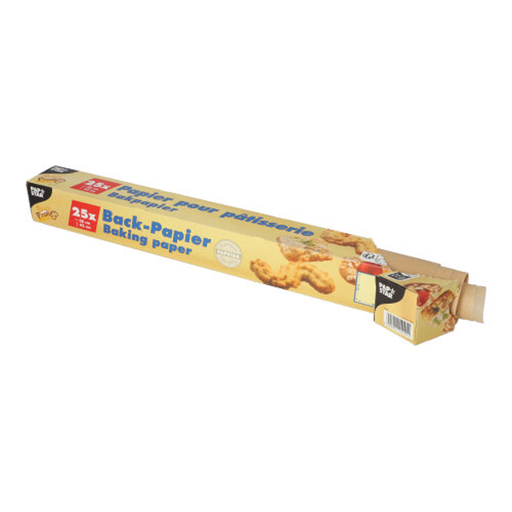 Papstar Blatt Backpapierzuschnitte 38 cm x 42 cm braun in Faltschachtel