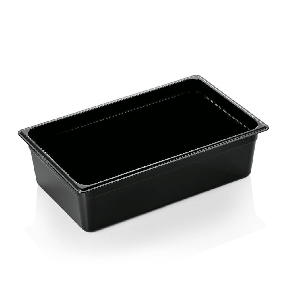 WAS GN Behälter 1/1-150 mm, schwarz, Polycarbonat GN 95
