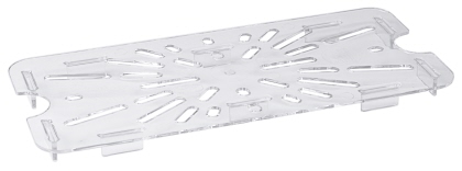 Contacto Einlegeboden 1/3, gelocht Polycarbonat