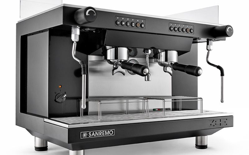 Sanremo Espressomaschine ZOE COMPACT SED 2 Gruppen Schwarz 