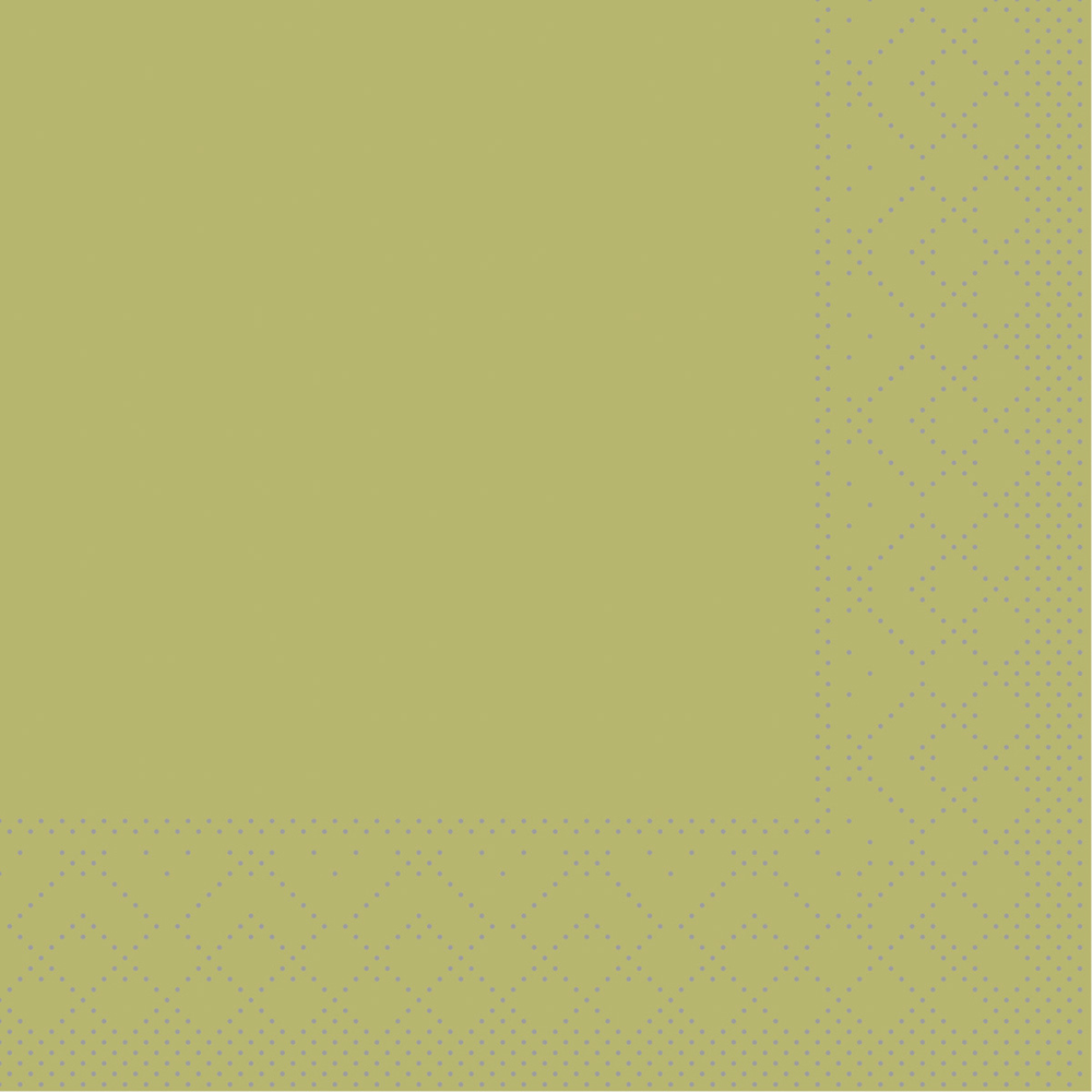 Mank Serviette Basic oliv 24 x 24 cm 1/4 Falz