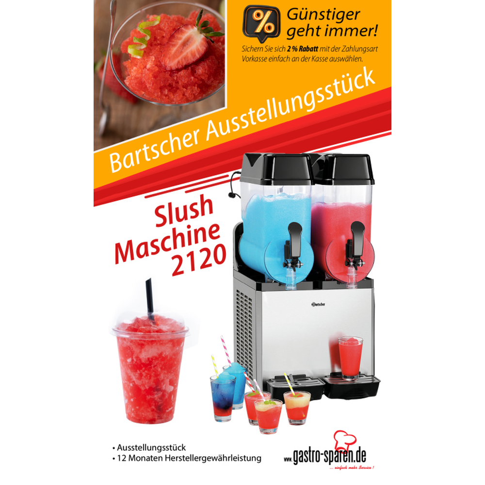 Bartscher Slush Maschine 2120 Ausstellungsstück