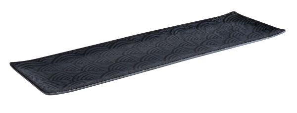 APS GN 2/4 Tablett -DARK WAVE- 53 x 16,2 cm, H: 2 cm