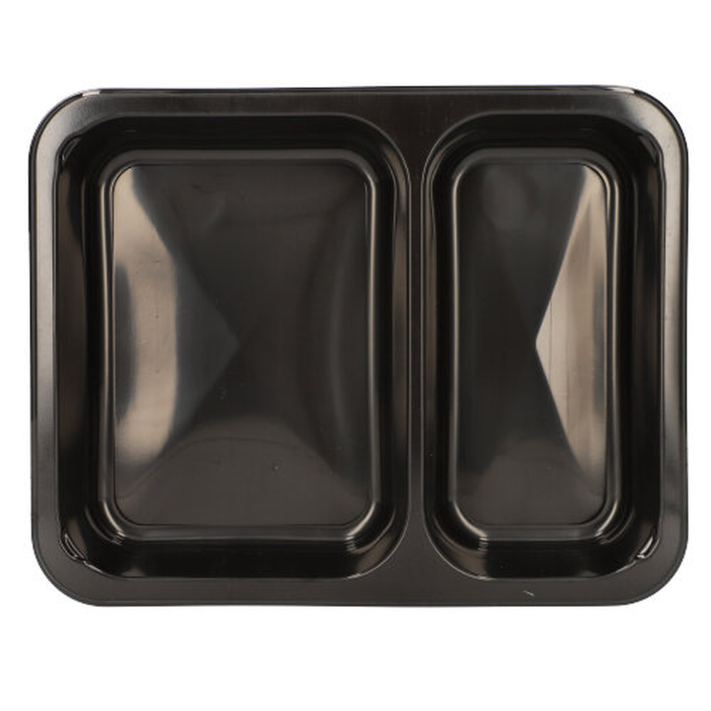 PAPSTAR Mikrowellenschalen, PP 2-geteilt 866 ml 3,2 cm x 22,7 cm x 17,8 cm sc