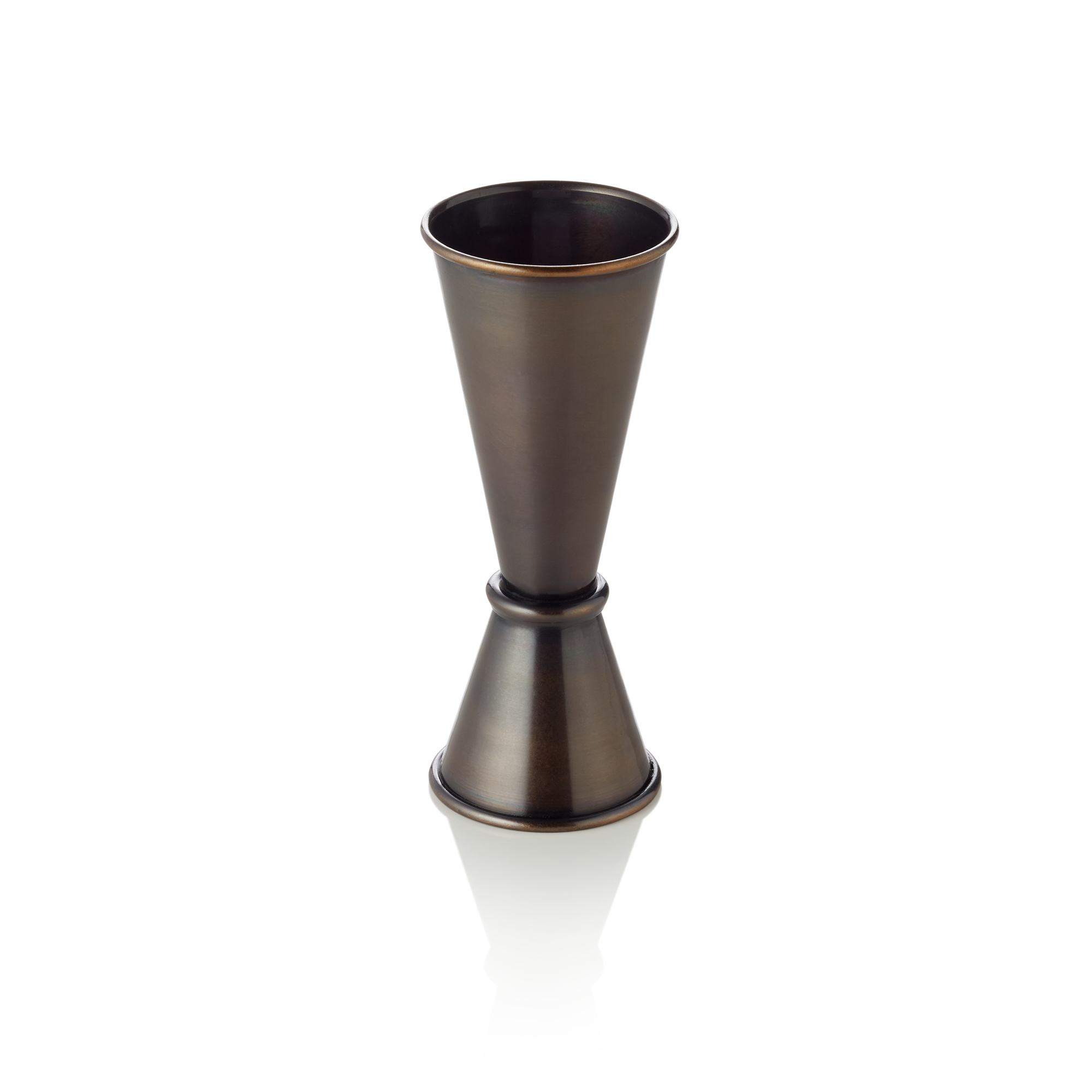 WAS Jigger, Ø 4,5 cm, Höhe 11,5 cm, 2,5/5 cl, antique, Chromnickelstahl, PVD-Bes