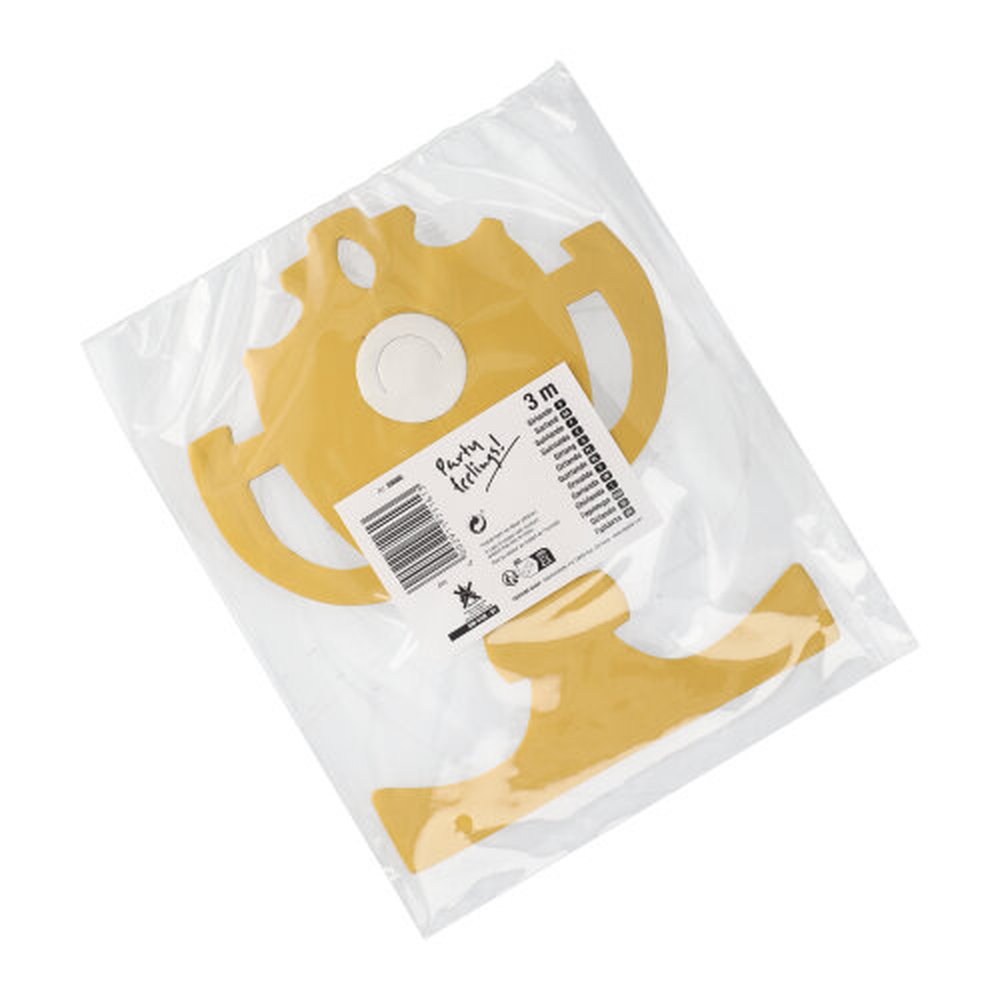 Papstar Motiv-Girlande 3 m gold "Pokal" schwer entflammbar