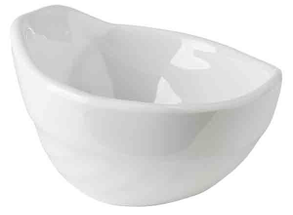 APS Schale -MINI WHITE- 7,5 x 7 cm, H: 4,5 cm , Melamin, weiß