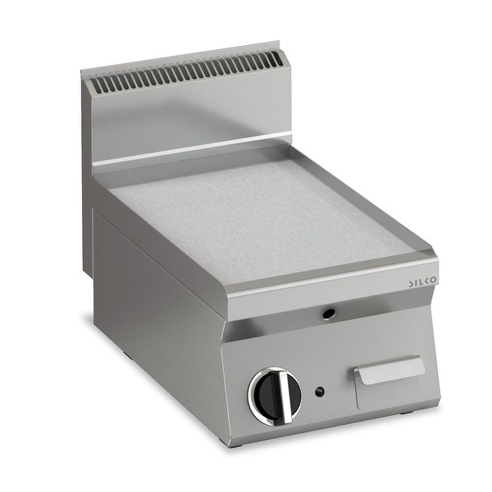 KBS Elektro Grillplatte glatt aus Edelstahl Fläche 396x555mm 1 Heizzone Tischger