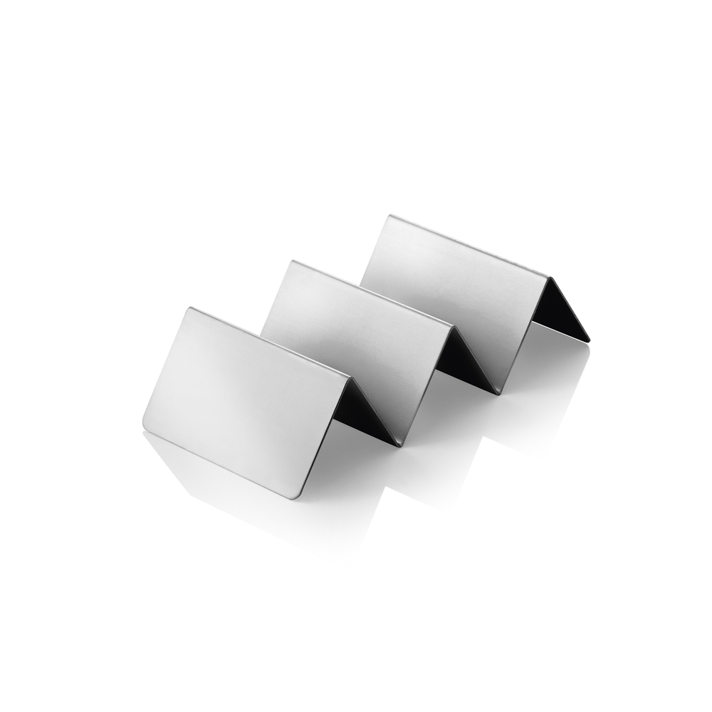 WAS Snackpresenter mit 2 Ablagen, 21 x 10 x 5 cm, Edelstahl