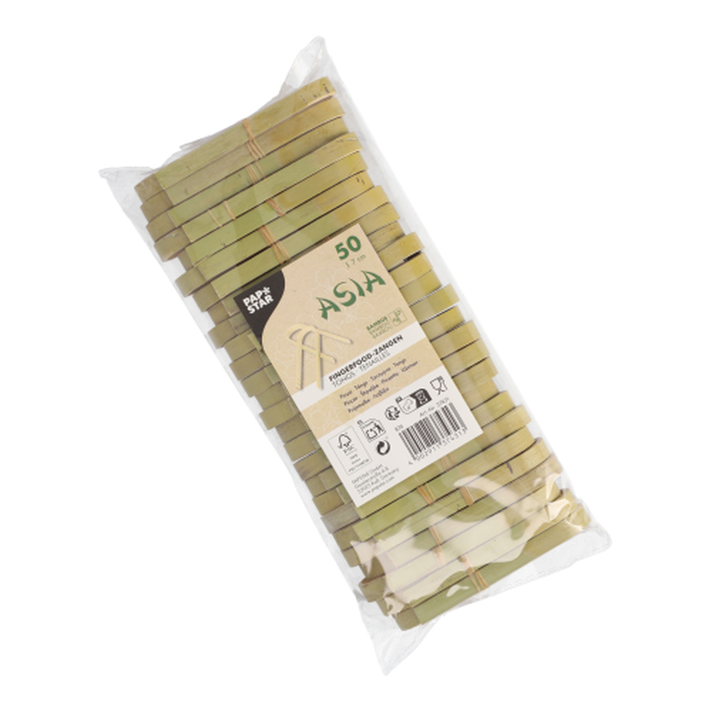 Papstar Fingerfood - Zangen Bambus "ASIA" 7 cm