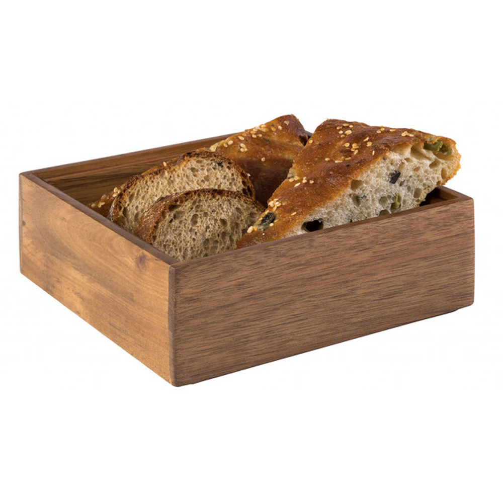APS Holzbox -WOODY- 15 x 15 cm, H: 5,5 cm